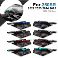3D Epoxy Protection Sticker for CF MOTO 250SR Motorcycle Fuel Tank, 2022-2025 Models