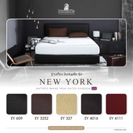 [จับคู่สุดคุ้ม] Dunlopillo ที่นอนพร้อมฐานเตียงหุ้มหนัง  รุ่น TWILIGHT x NEW YORK