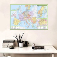 POSSBAY English Map-Europe Map-Political Distribution,Line Map,Home Decor,Study,Geographical,Tourism