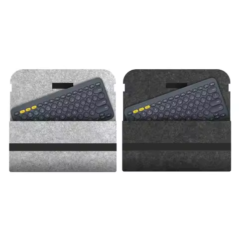 New Keyboard Sleeve Protective Storage Carrying for Case Anti Shock WOOL FELT Travel Bag For K380 K4