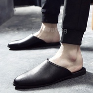 Men Big Size summer half slippers men shoes causal lazy 8RD9