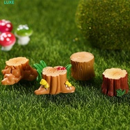 LUXE Resin Small Tree Stump, DIY Cute Simulation Tree Stump, 9 Styles Tree Stump Shape Cartoon Tree 