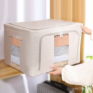 Three-Open Door Multifunctional Storage Box Steel Frame Quilt Home Folding Moisture-Proof Seasonal C