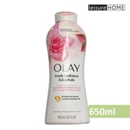 OLAY - 柔滑保濕玫瑰沐浴露 650ml [平行進口] 到期日: 2028
