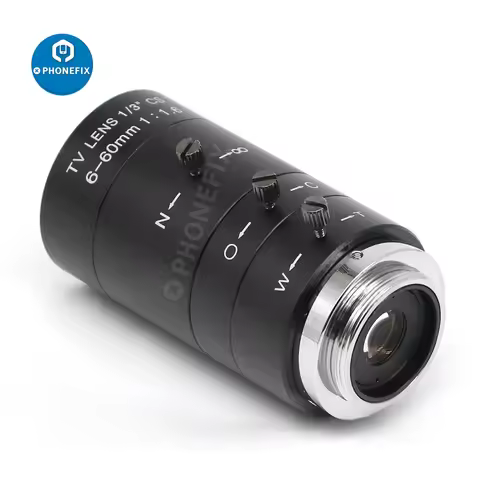 6-60mm 1/3" CS Mount Lens CCTV Lens IR F1.6 Manual Zoom Manual Iris for CCTV CCD Surveillance Camera