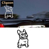 C5GOON 1Pc Cute Adhesive Custom 3D Car Sticker French Bulldog Dog/Pet Vinyl Car Decal Decor O3P1
