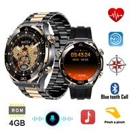 ♥ SFREE Shipping ♥ 1.62" Men 4GB Memory Music Play Sound Recording Smart Watch Compass NFC Wireless Charge Sports Fitness Heart Rate Smartwatch compatible For Huawei Xiaomi