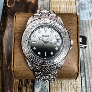Retro Watch for Men Fashion Gradient Luminous Waterproof Non-mechanical Wristwatch Personality Joker Casual Business Calendar Men's Watch analog quartz