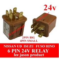 NIISAN UD TRUCK 24V 6PIN 6B2M RELAY