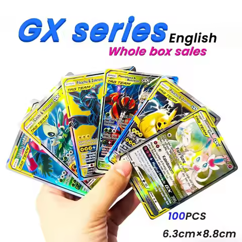 New 100pcs English Pocket Collection Cards GX Vmax Ex Series Blaziken gengar rayquaza dragonite Batt