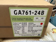 TAADA GA761-24B 2 Burner Gas Built-in Hob Mid Night Black