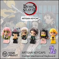 [Ready Stock] Artisan Keycaps- Demon Slayer Series Anime | Custom Made | Handcraft for Mechanical Keyboard