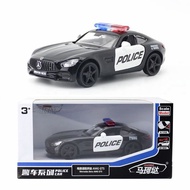 ProudNada Toys Children's Model POLICE CAR Mercedes-Benz AMG GTS HUADAWEI NO.554988P
