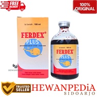 FERDEX PLUS 100 ml - Penambah Darah Anak Babi Zat Besi Hewan Ternak Tambah Darah FE Zat Besi