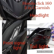 Honda Click 160 3 in 1 garnish headlight