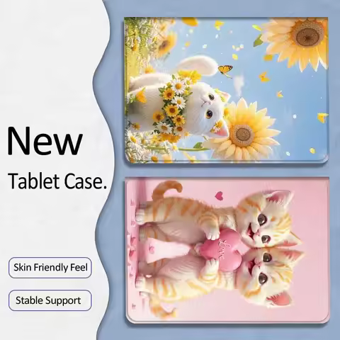 Cute Cat Sunflower Field Gift For Xiaoxin Lenovo Tab P12 Extreme Legion Y900 Idea Pro GT 12.1 2025 F