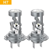 2pcs H7 H11 LED Fog Light Projector Lens Car Headlight 9005 9006 H8 H11 Hi/Low LED Bulbs Canbus Auto
