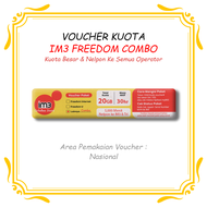 IM3 Freedom Combo Kuota 20GB 30 Hari | Voucher Data | Berlaku Nasional