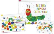 Tees Factory EC-5533159CP 3P Zipper Case Set, Harapeko Caterpillar, Colorful Pop, 8.9 x 6.7 x 0.1 in