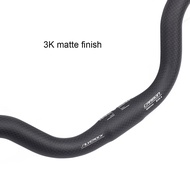 บาร์ขึ้นปานกลางมือจับคาร์บอน M HB001เงิน25.4Mm X 600Mm ชิ้นส่วนจักรยานพับได้ K3PLUS Bro Mpton Pline