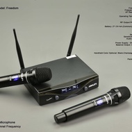 MIC WIRELESS ASHLEY FREEDOM ORIGINAL GARANSI RESMI - Hitam garansi ashley