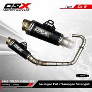 Crf150 Under Racing Exhaust by CSX FACTORY MUFFLER