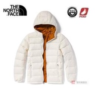 ★滿3000免運★[雙和專賣店] THE NORTH FACE 女700Fill 羽絨外套/可套接/5AY2/白.棕