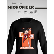 MICROFIBER DRAGON BALL jersey baju pancing muslimah motor sport man long sleeves tshirt lelaki jersi
