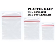 KP Clip Plastic Bag Size 10X15 / 10 X 15 CM Clear @10 PACK