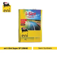 Eni i-Sint Super SP 10W40 Semi Synthetic Gasoline Engine Oil 4L