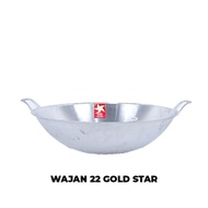 22 GOLD STAR PAN/ gold star frying pan size 22