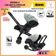 (FREE SHIPPING) Doona X NEW 2-in-1 Infant Car Seat & Stroller | Newborn to 85cm | i-Size R129 Approv