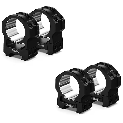 CVLIFE Aluminum 30mm Scope Rings Optics Sight Mounts for Picatinny & More Rails - 2 Pieces
