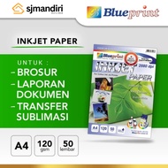 Blueprint Inkjet Paper A4 120 gsm Sublimation Transfer Paper