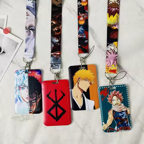 Lanyard Card Holders Squirtle ID Card Cover Passport Student USB Credit Card Bus Card Student Plasti
