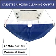 Ceiling Cassette Aircond Service Canvas Aircond Cleaning Set / Cassette type / Wall Mounted Type