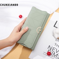 dompet lelaki dompet perempuan charles and keith wallet 2024 New Style Niche Design Ladies Long Wall