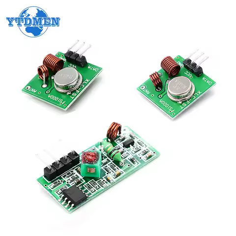 433Mhz 315MHZ RF Wireless Transmitter and Receiver Module Kit DC 5V for Arduino/ARM/MCU WL Diy 315MH