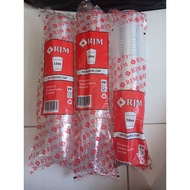 Plastic Cups 12oz 14oz 16oz 3.5gr RJM Flat Plastic Cups Plain Plastic Cups 50 pcs