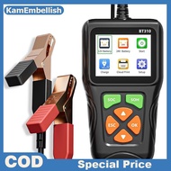 KamEm Multi Battery Analyzer 12V 24V AGM EFB GEL Automotive Car Battery Diagnostic Tester for Garage