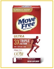 SCHIFF 氨糖軟骨素+骨膠原75粒 MOVE FREE ULTRA TRIPLE ACTION JOINT HEALTH 75 TABLETS