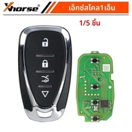 1/5PCS Xhorse XSCL01EN Universal Smart Remote Key 4 ปุ่มสําหรับ Chevrolet สไตล์