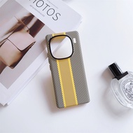 Carbon fiber Track Case for vivo iqoo 12 pro x100 x100pro Casing Matte SKin feeling PC Alloy Metal L