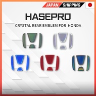 HASEPRO Crystal Emblem (Rear) for Honda Fit GE6/7/8/9 (Crystal Black)Direct from JAPAN
