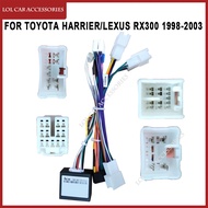 For Toyota Harrier For Lexus RX300 1998-2003 Car Radio GPS MP5 Player Android Power Cable Canbus Pan