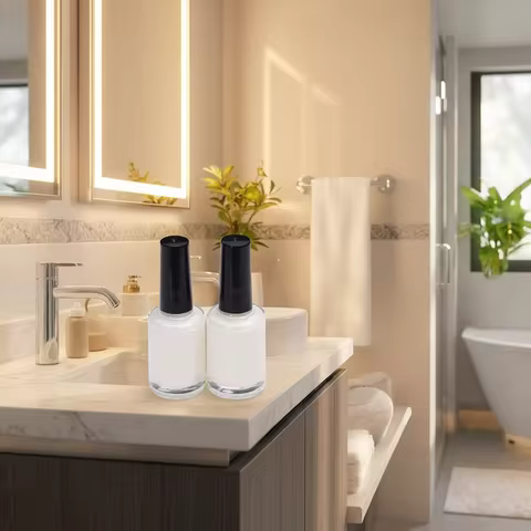 10Pcs Glitter Tattoo Body Glue Fashion Painted White Glue Body Adhesive For Temporary Glitter Tattoo