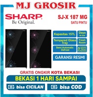 TERJANGKAU KULKAS SHARP SJX 187 MG LEMARI ES 1 PINTU SJX187MG SJX