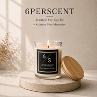 6 Perscent Handmade Natural Soy Wax Scented Candle (160g)