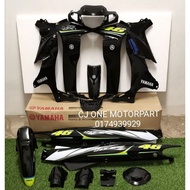 COVER SET Y125ZR HITAM 46 HLD/HLY