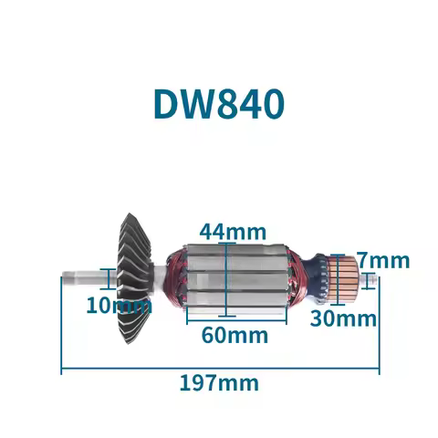 AC220-240V armature for Dewalt DW840 DW 840 angle grinder rotor anchor motor parts replacement